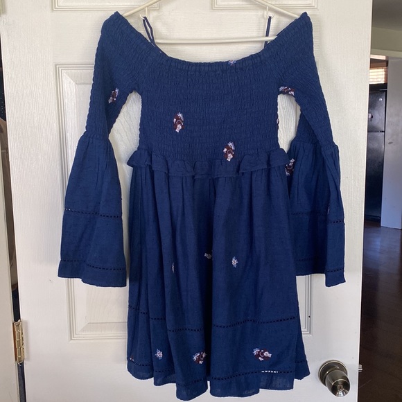 FP Counting Daises Embroidered off Shoulder Dress - Picture 5 of 5